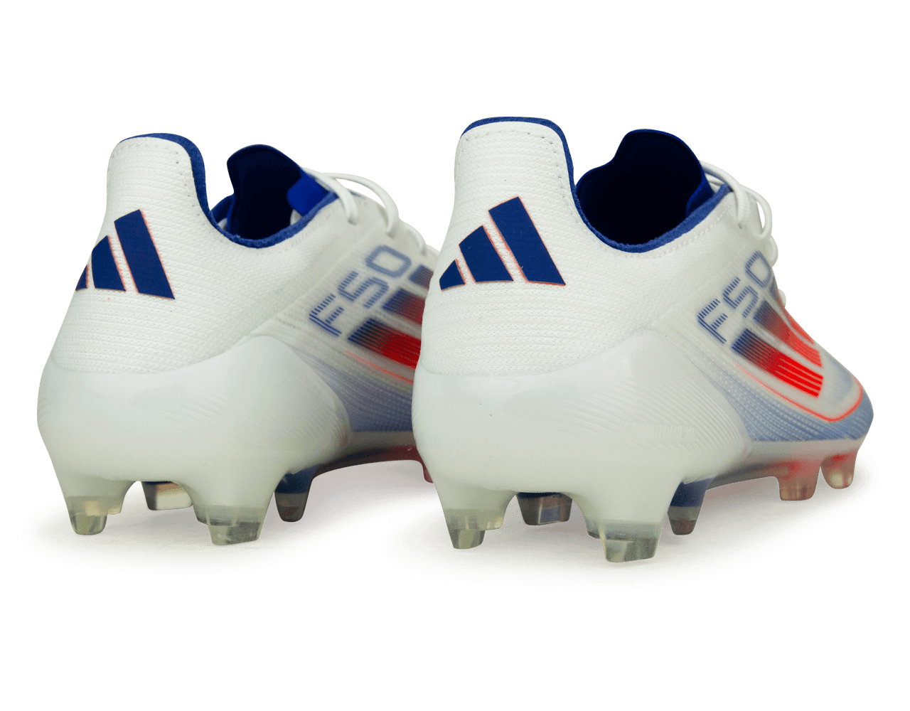 adidas Men's F50 Elite FG White/Lucid Blue Rear
