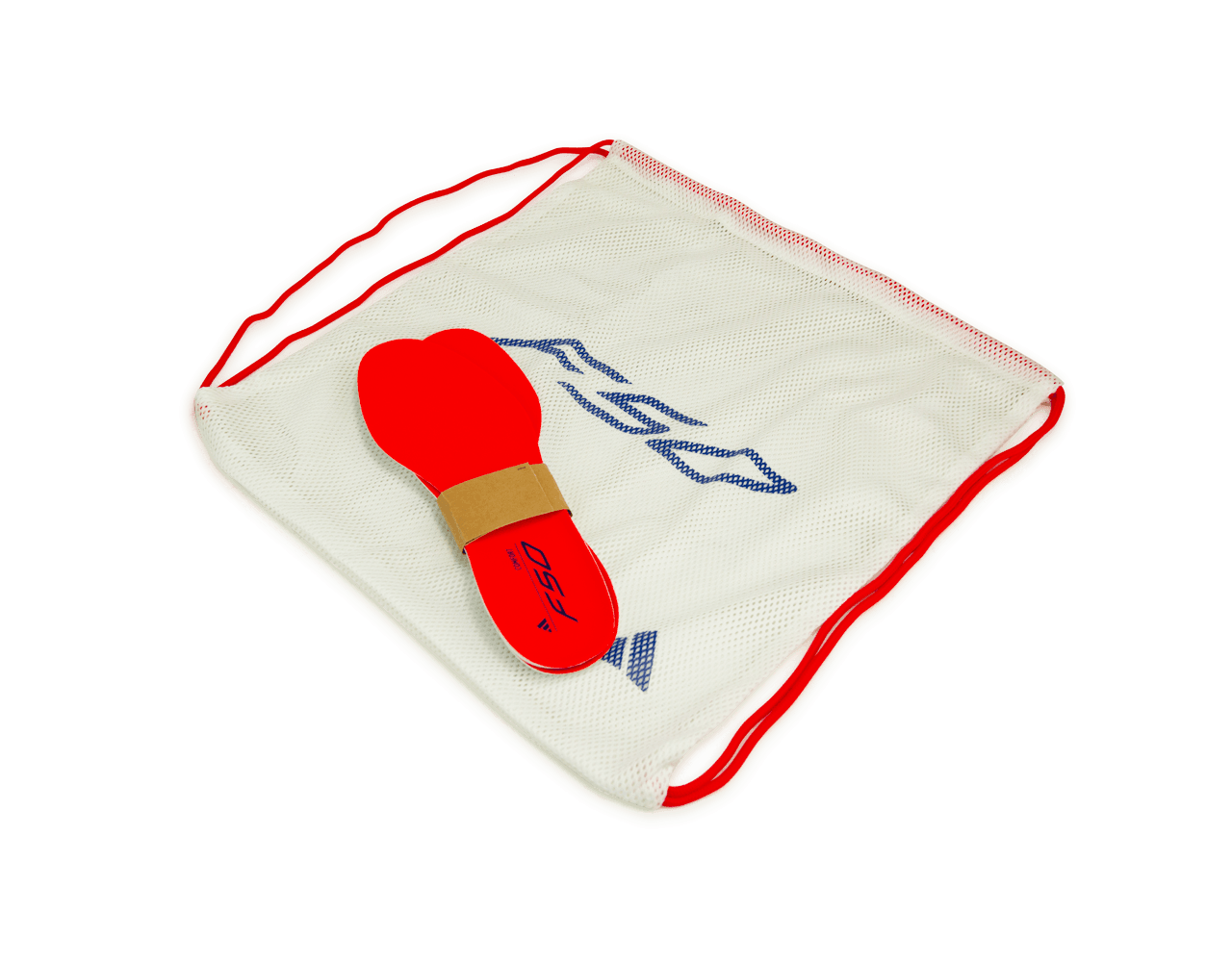 adidas Men's F50 Elite FG White/Lucid Blue Shoebag