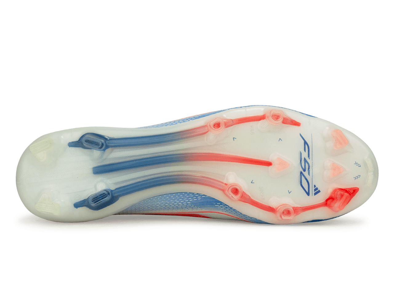 adidas Men's F50 Elite FG White/Lucid Blue Sole