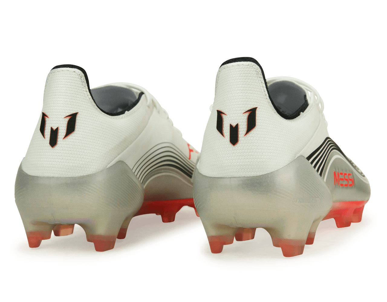 adidas Men's F50 Elite Messi FG White/Red/Silver Back