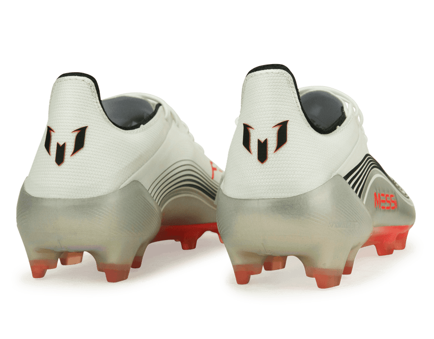 adidas Men's F50 Elite Messi FG White/Red/Silver Back