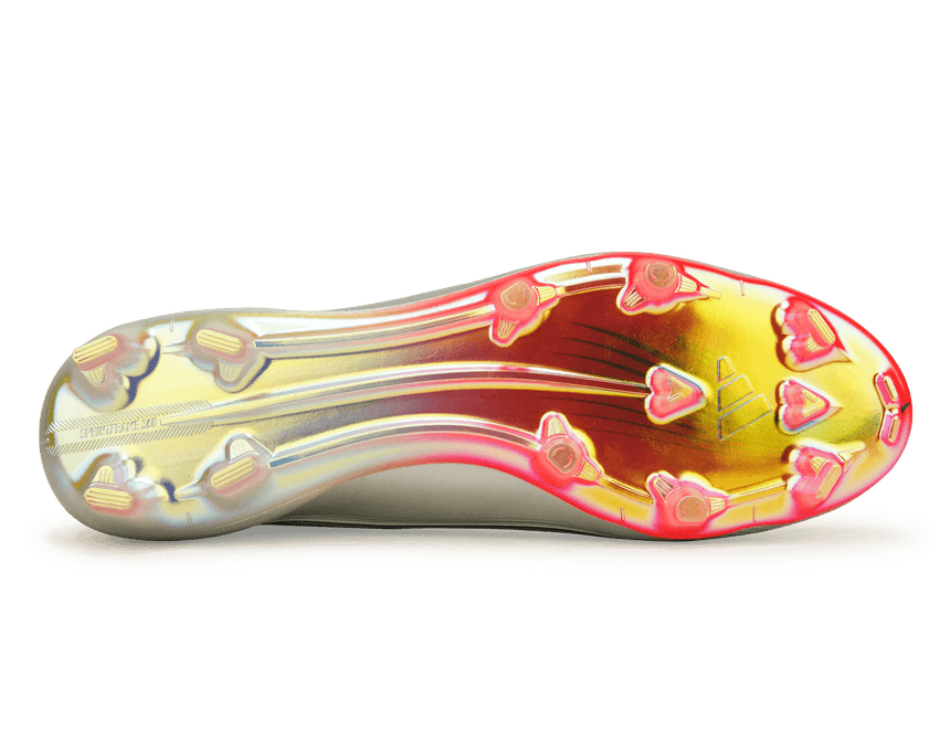 adidas Men's F50 Elite Messi FG White/Red/Silver Sole