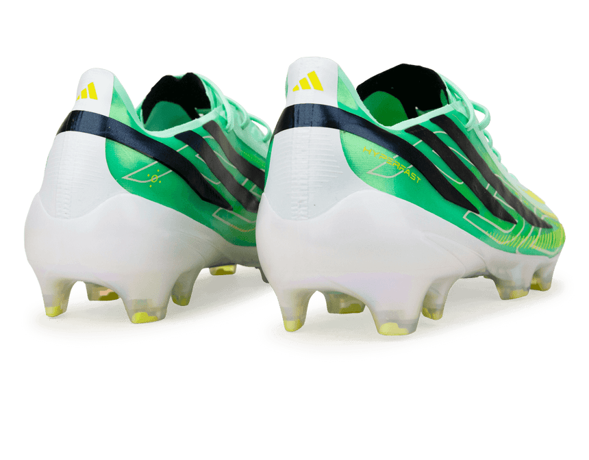 adidas Men's F50 Hyperfast Elite FG Black/Mint Heel