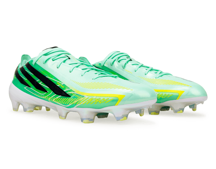 adidas Men's F50 Hyperfast Elite FG Black/Mint Pair