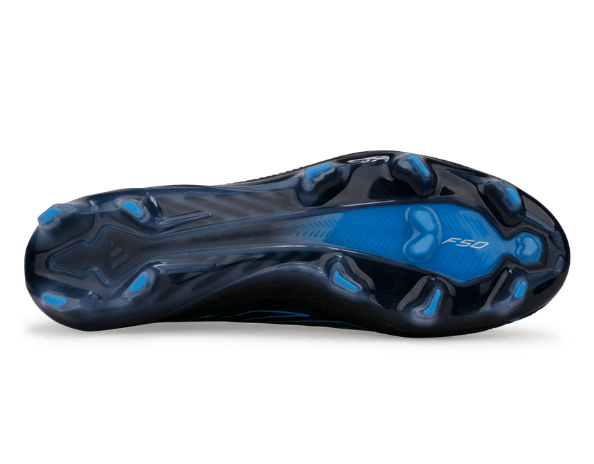adidas Men's F50 Hyperfast Elite Laceless FG Black Bottom