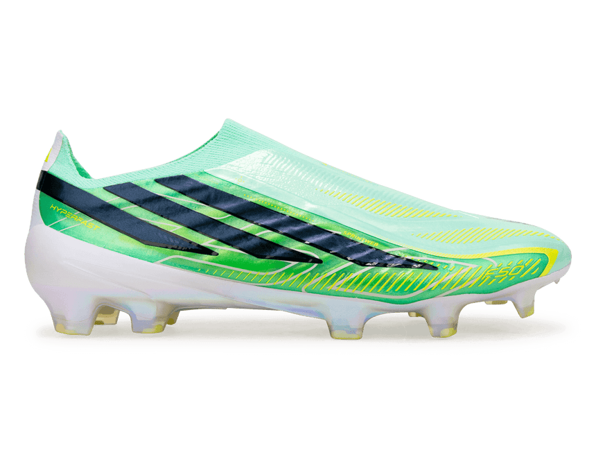adidas Men's F50 Hyperfast Elite Laceless FG Black/Mint