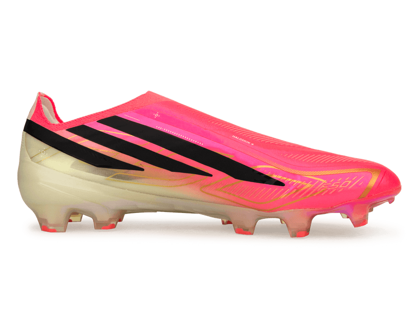 adidas Men's F50 Hyperfast Elite Laceless FG Soccer CleatsSolar Red/Black Side