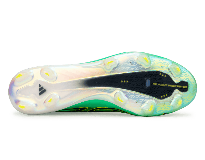adidas Men's F50 Hyperfast Evo FG Black/Mint Bottom