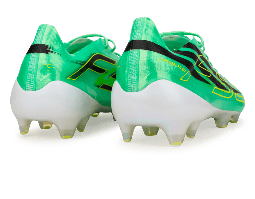 adidas Men's F50 Hyperfast Evo FG Black/Mint Heel