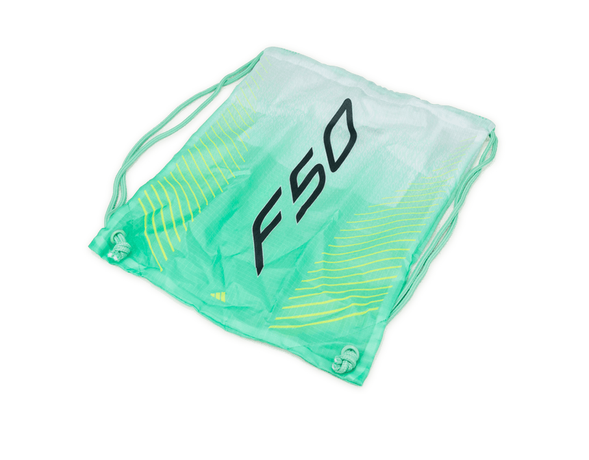adidas Men's F50 Hyperfast Evo FG Black/Mint Shoebag