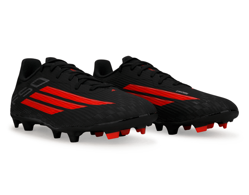 adidas Men's F50 League FG/MG Black/Red/White Together