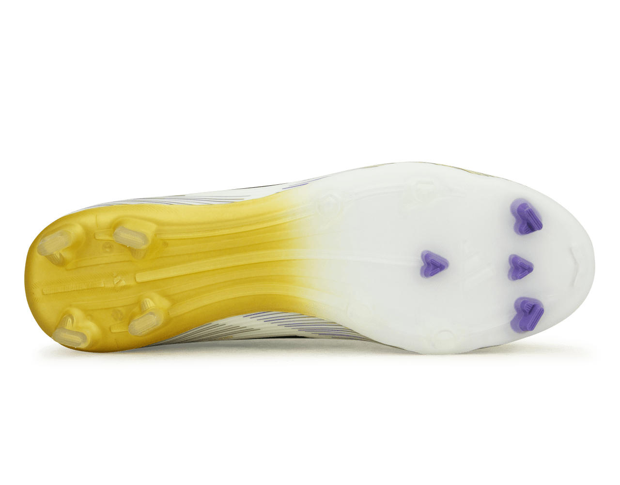 adidas Men's F50 League FG/MG White/Black/Gold Sole