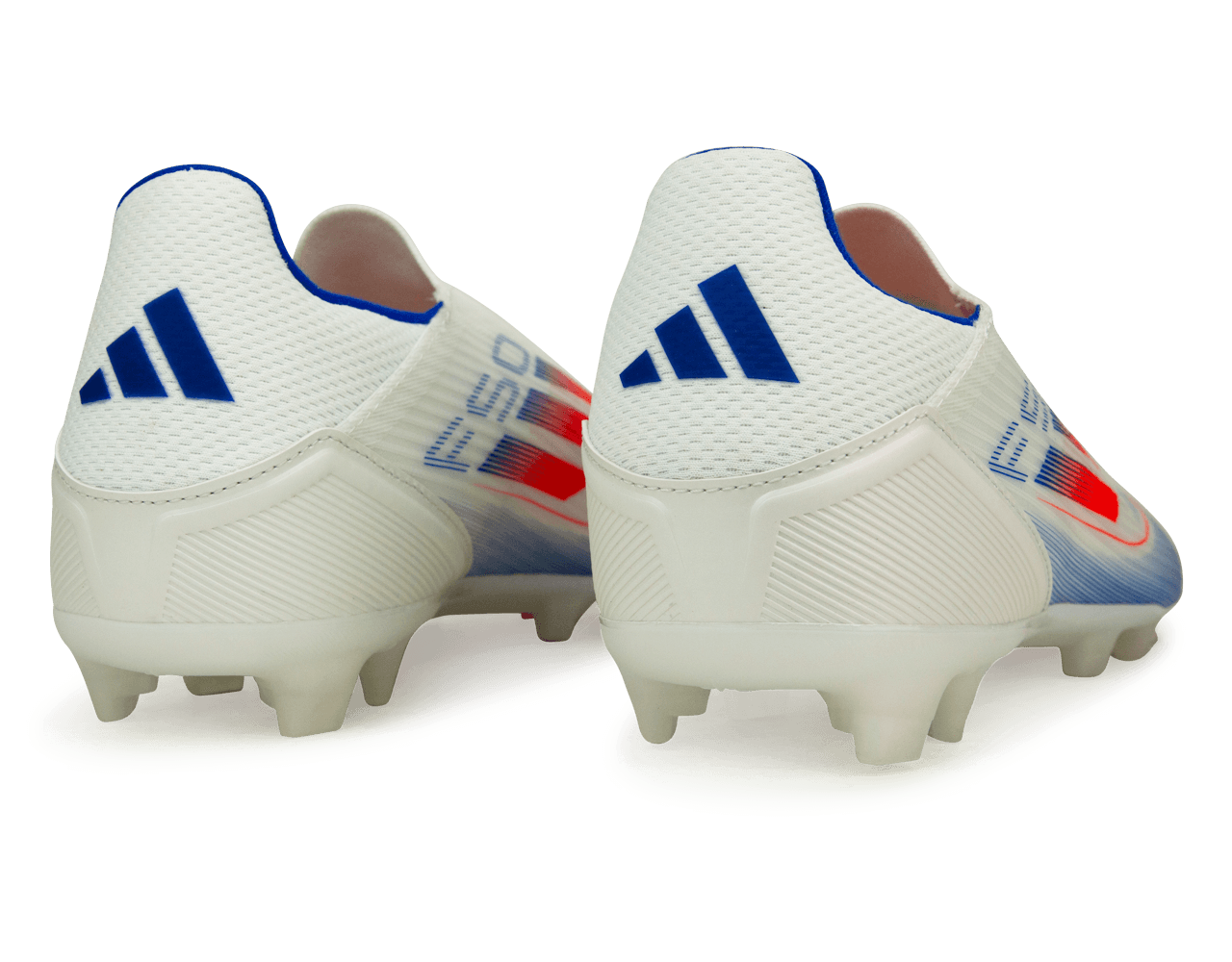 adidas Men's F50 League LL FG/MG White/Lucid Blue Rear