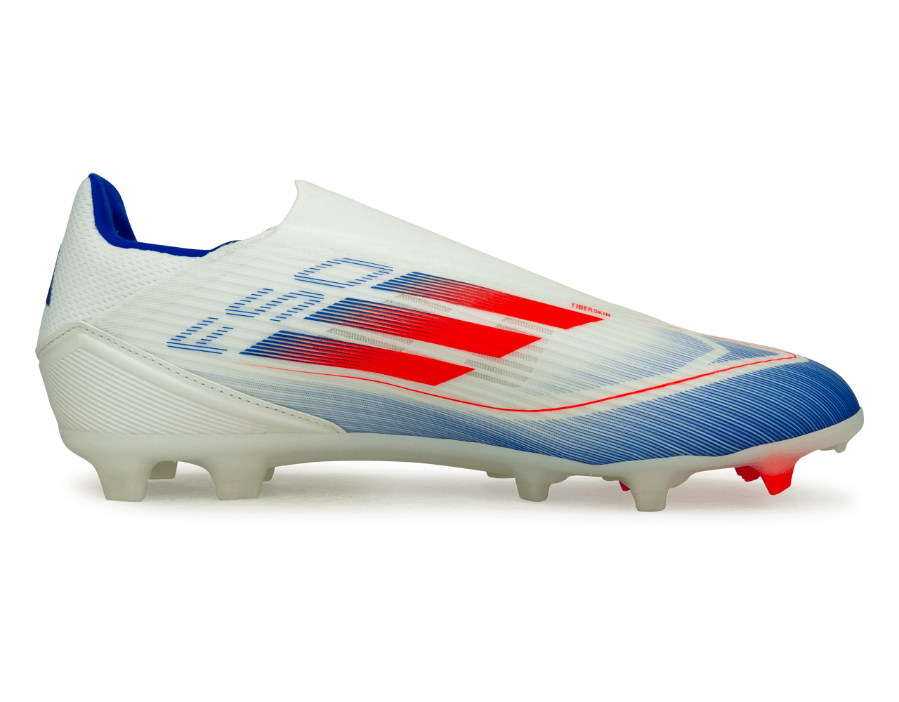 adidas Men's F50 League LL FG/MG White/Lucid Blue Side