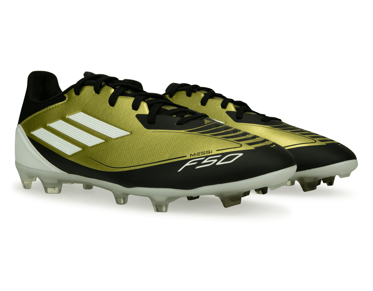 adidas Men's F50 League Messi FG/MG Gold/Black/White Together