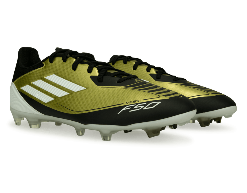 adidas Men's F50 League Messi FG/MG Gold/Black/White Together
