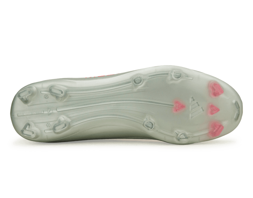 adidas Men's F50 League Messi FG/MG White/Red/Silver Sole