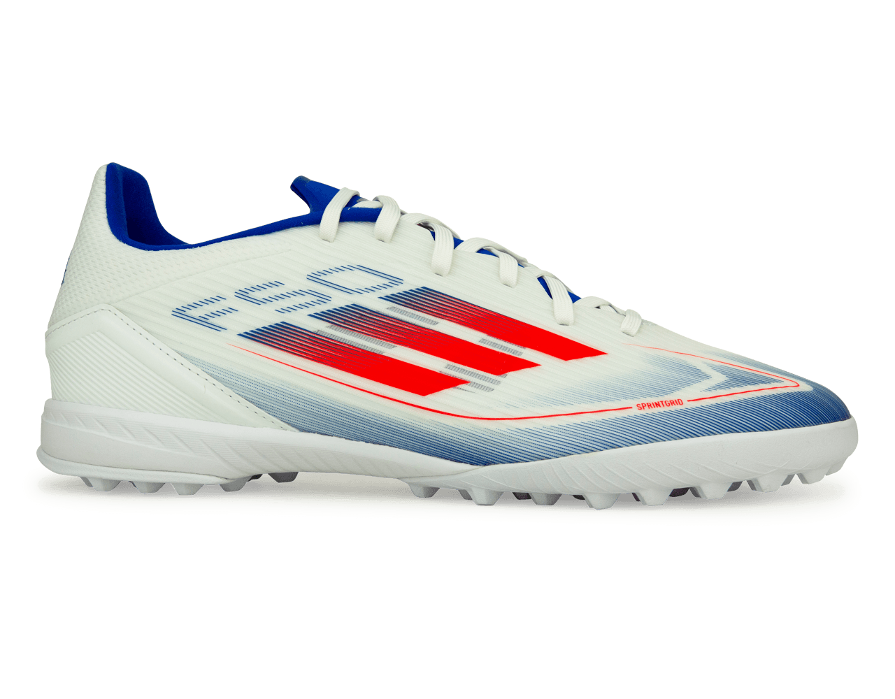 adidas Men's F50 League TF White/Lucid Blue