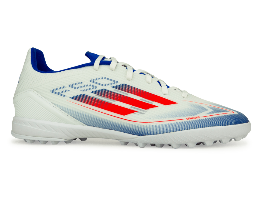 adidas Men's F50 League TF White/Lucid Blue