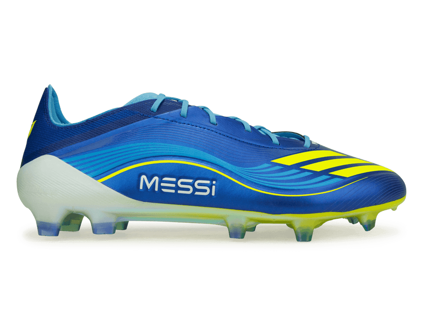adidas Men's Messi F50 Elite FG Sea Blue/Solar Yellow
