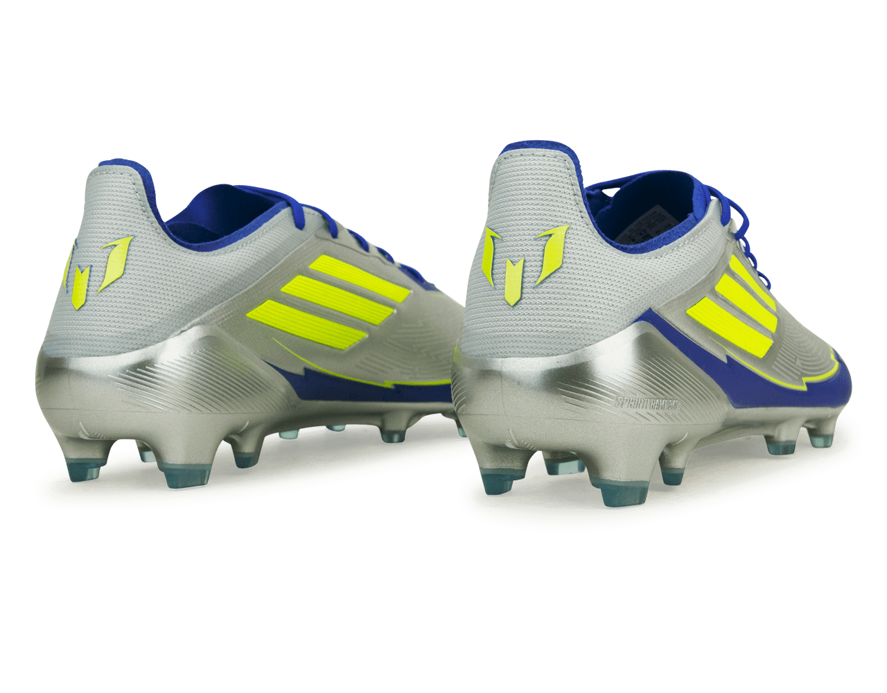 adidas Men's F50 Messi Elite FG Silver/Volt/Blue Rear