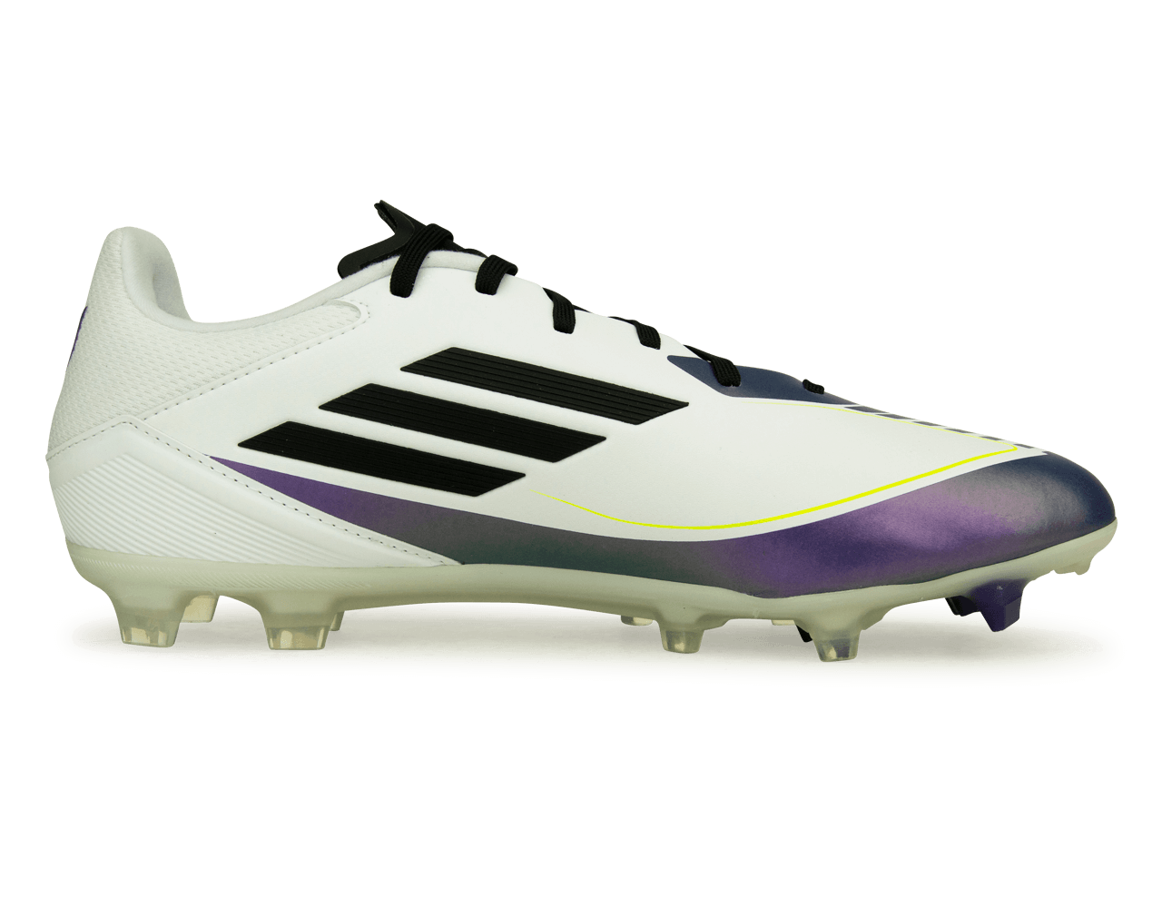 adidas Men's F50 Messi League FG/MG White/Black/Purple Side