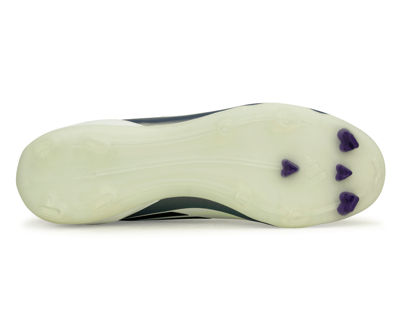 adidas Men's F50 Messi League FG/MG White/Black/Purple Sole