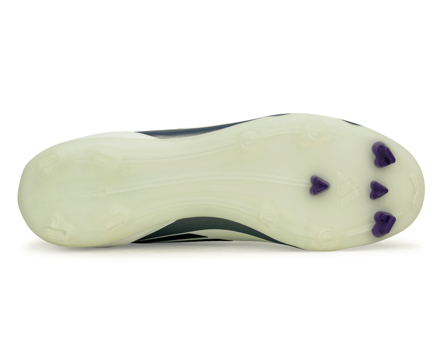 adidas Men's F50 Messi League FG/MG White/Black/Purple Sole