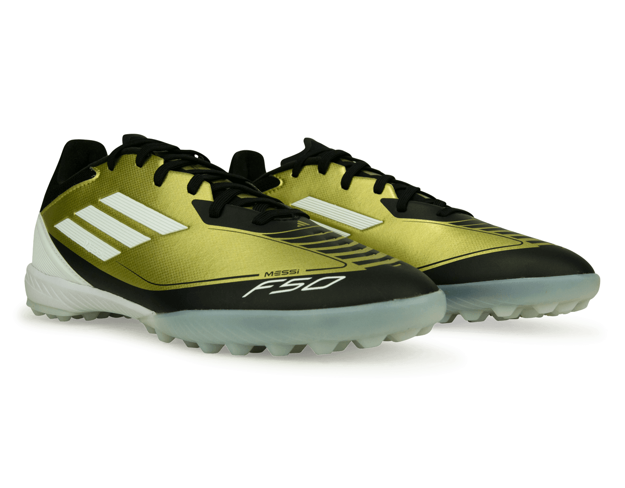 adidas Men's F50 Messi League TF White/Gold/Black Together