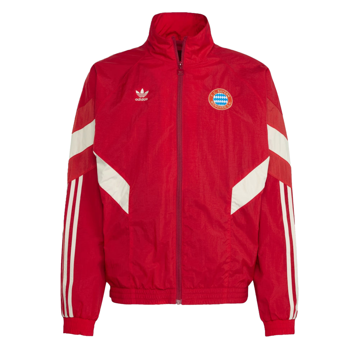 adidas Men's FC Bayern Munich 2024/25 Originals Jacket Red Front