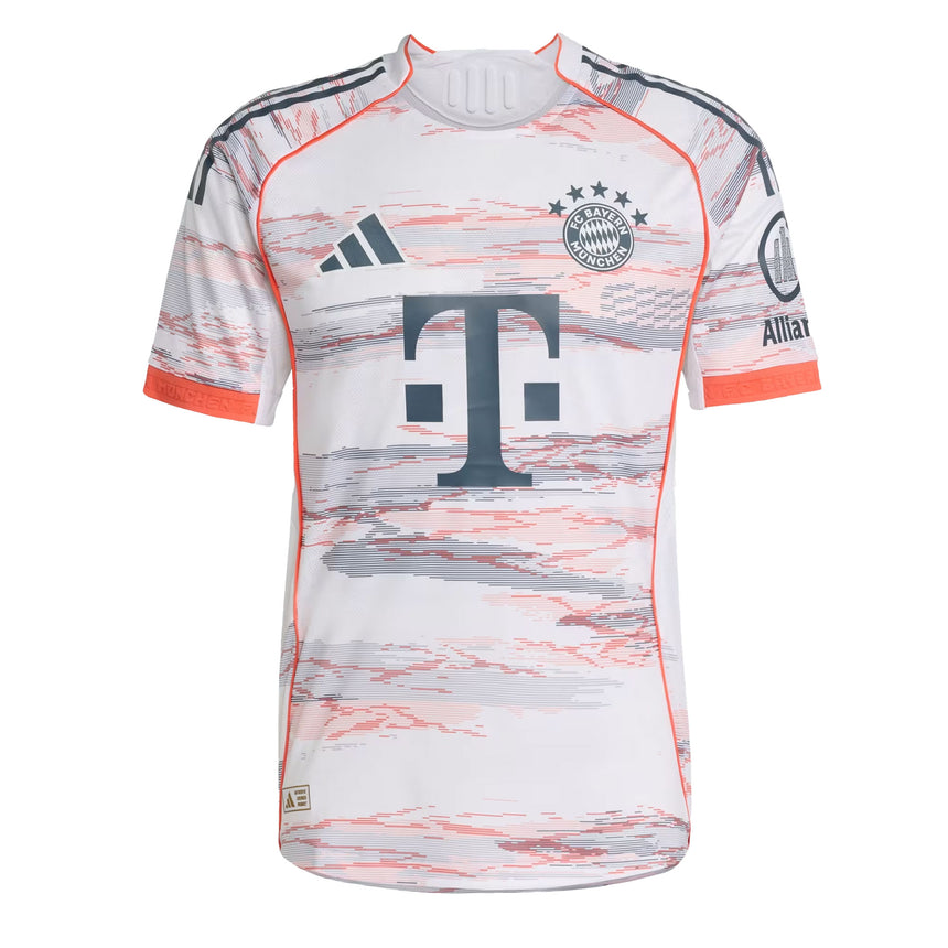 adidas Men's FC Bayern Munich 2025/26 Authentic Away Jersey White Front