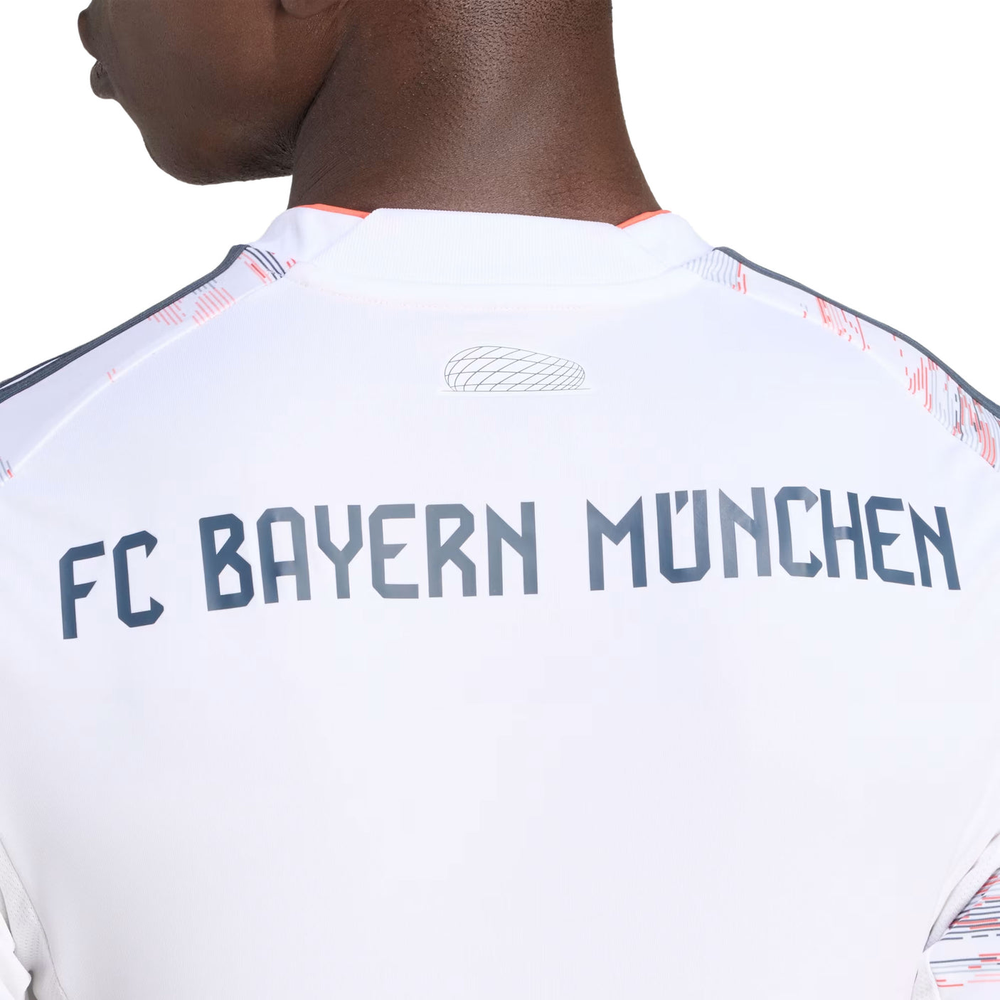 adidas Men's FC Bayern Munich 2025/26 Away Jersey White Crest