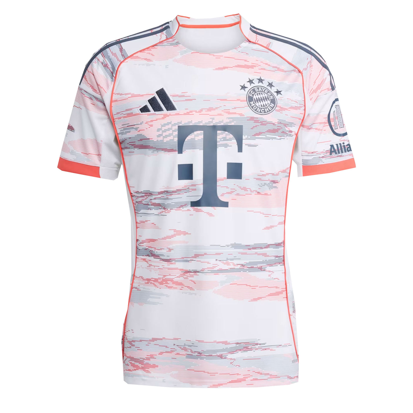 adidas Men's FC Bayern Munich 2025/26 Away Jersey White Front