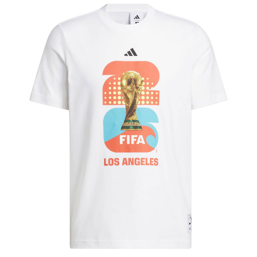 adidas Men's FIFA World Cup 2026 Host City Los Angeles Graphic Tee White Front