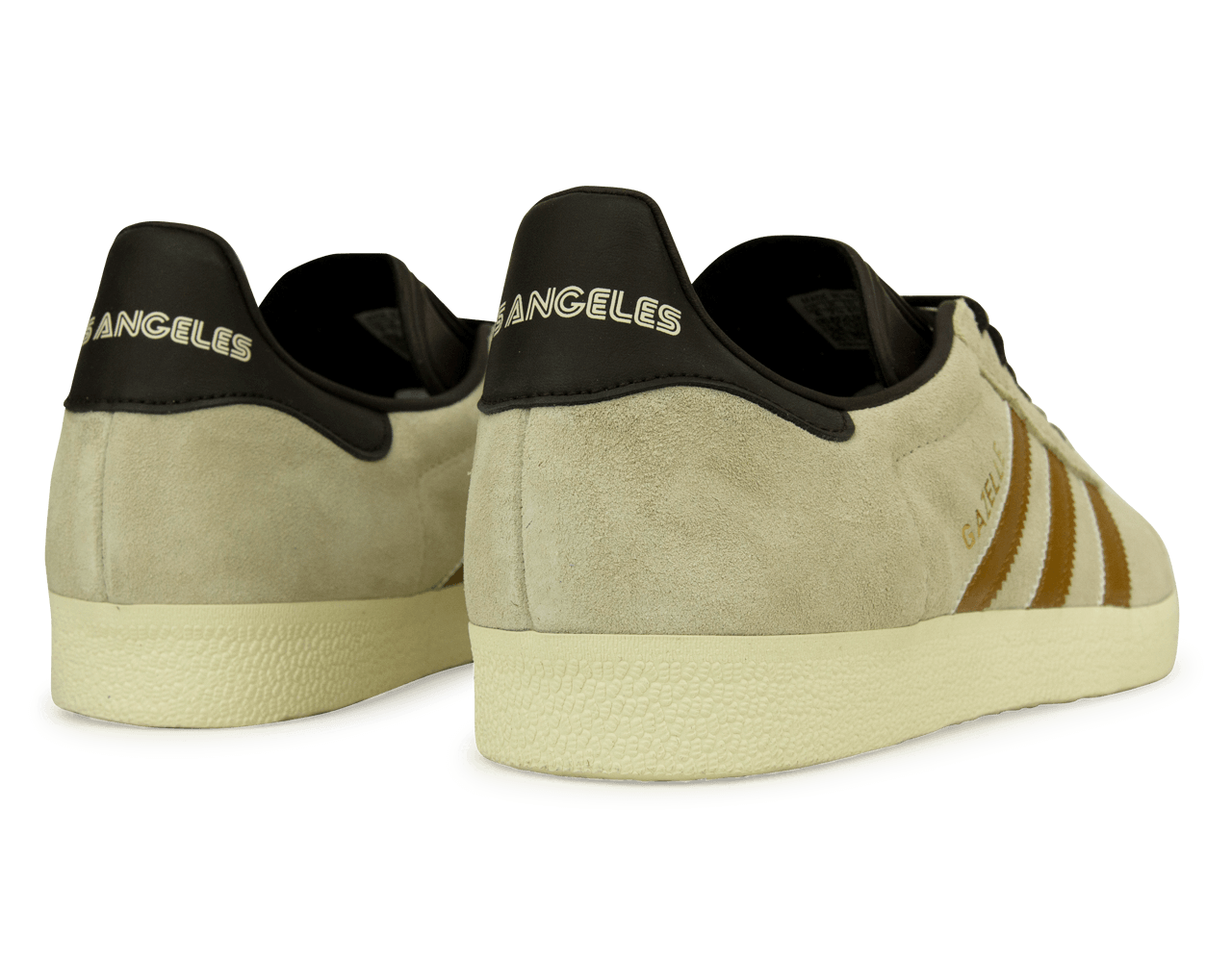 adidas Men's Gazelle MLS LAFC Linen/Gold Ochre Rear