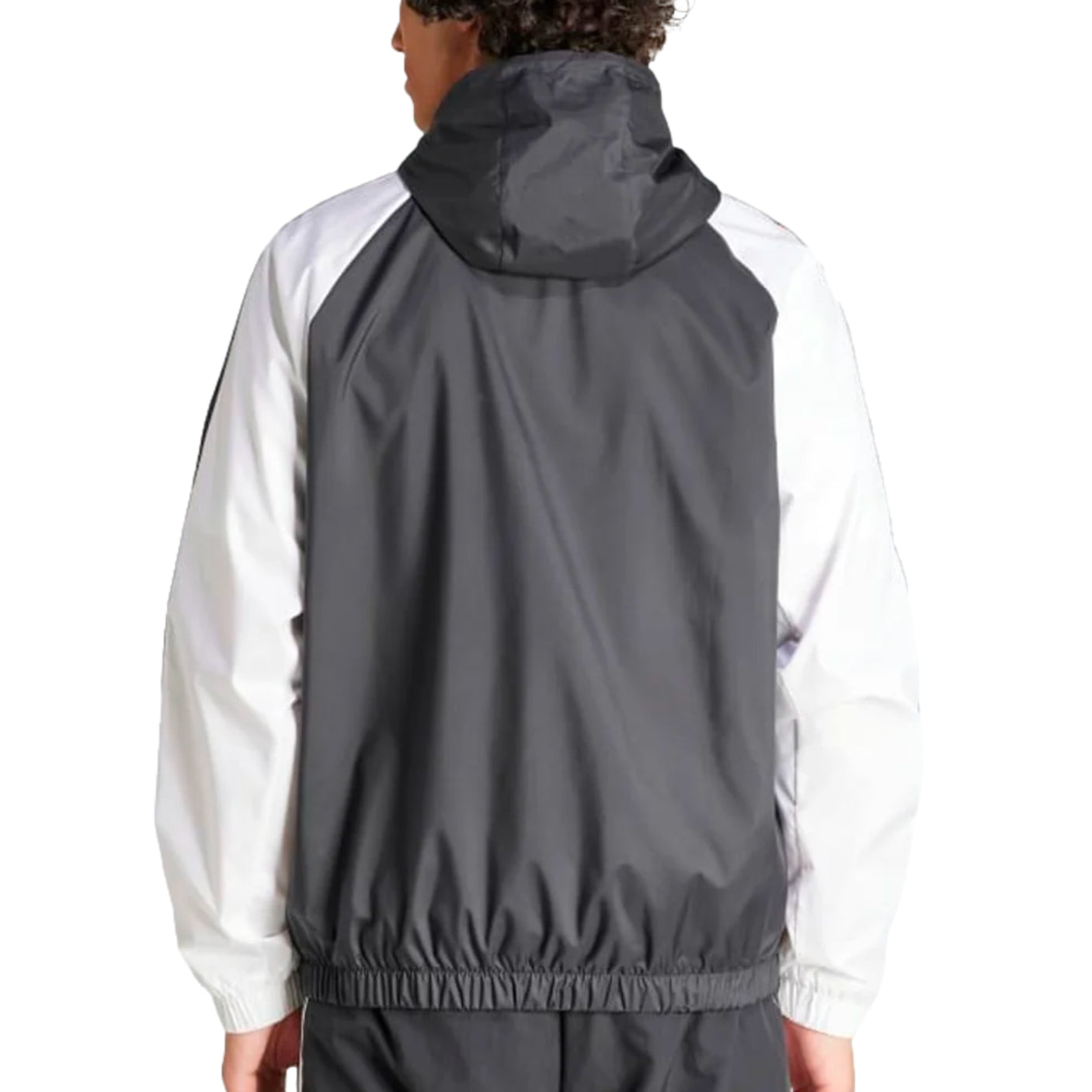 adidas Men's Germany DNA Windbreaker Full-Zip Jacket Black/White Back