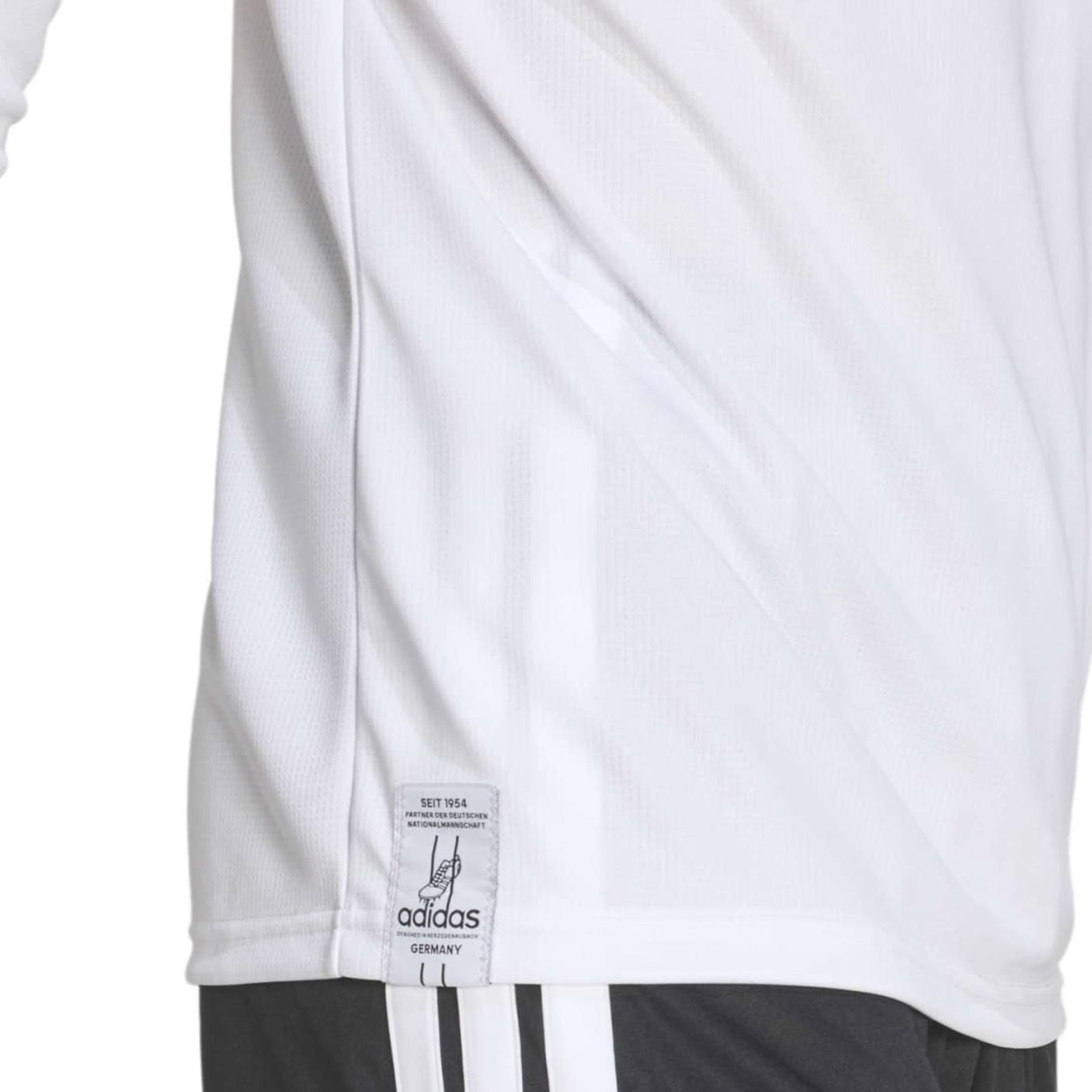 adidas Men's Germany World Cup 2026 Home Long Sleeve Jersey White Badge