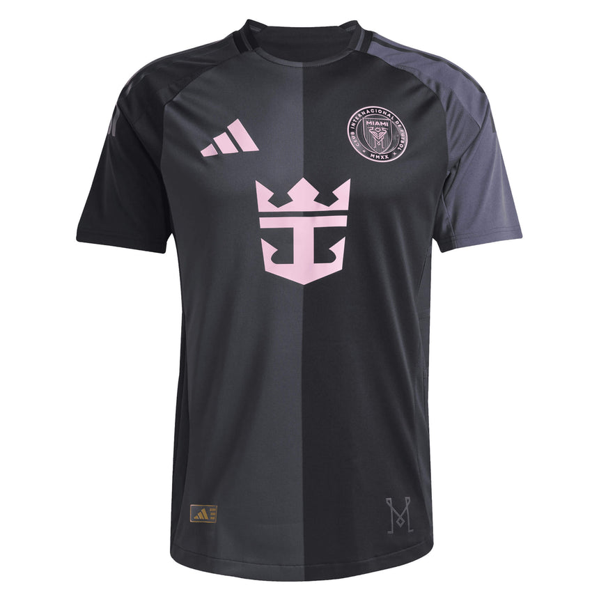 adidas Men's Inter Miami 2025/26 Authentic Away Jersey w/Messi #10 Printing Back