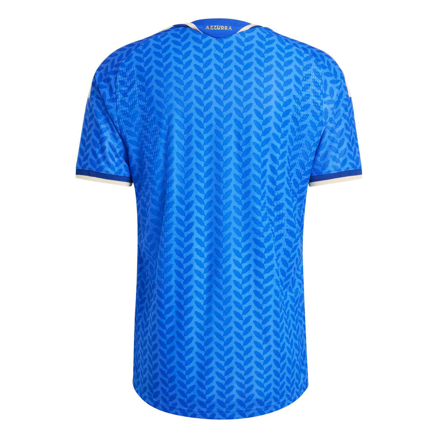 adidas Men's Italy World Cup 2026 Authentic Home Jersey Blue Back View