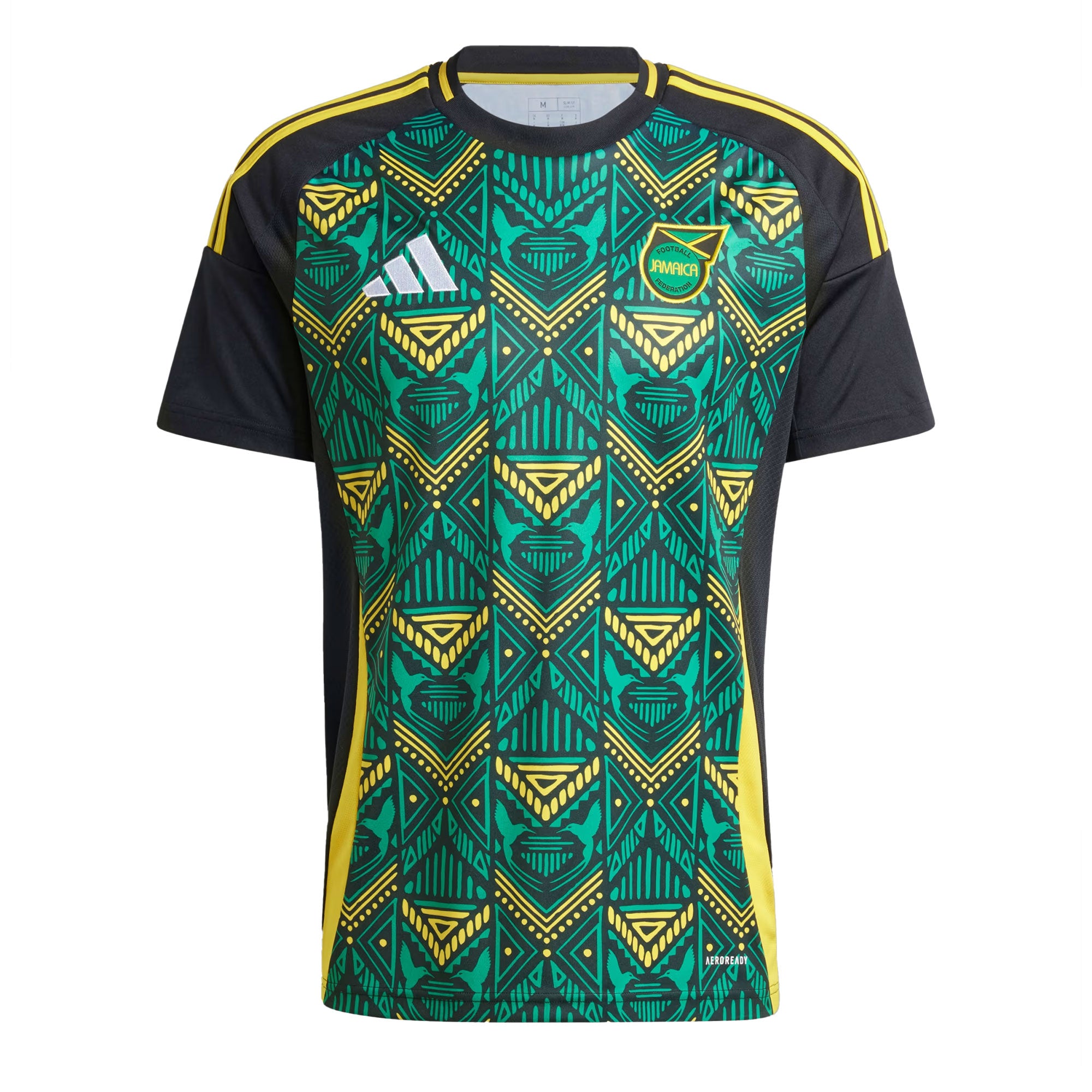 adidas Jamaica Men's Away Stadium 2024/25 Soccer Jersey – Azteca