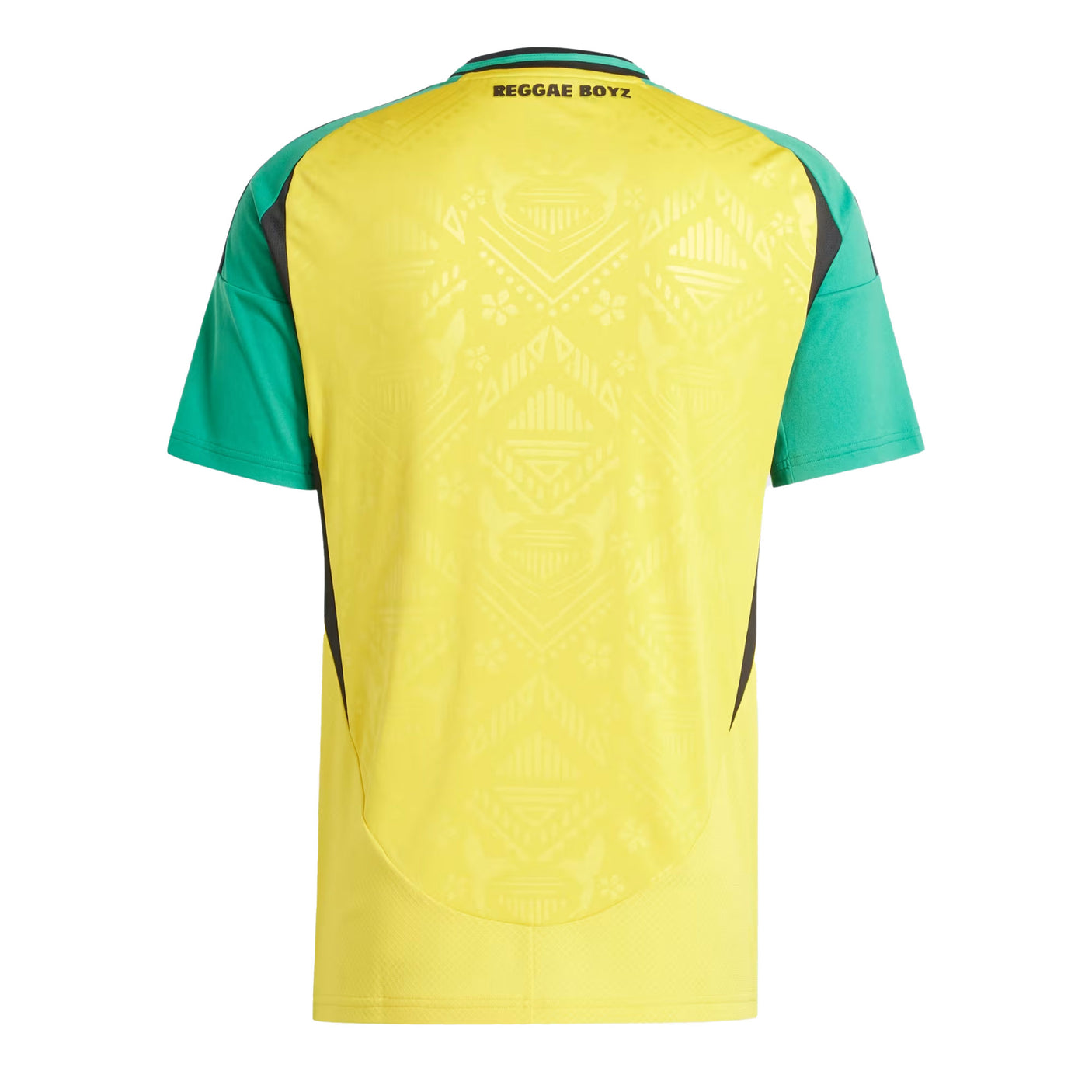 adidas Men's Jamaica 2024/25 Home Jersey Yellow/Green/Black Back