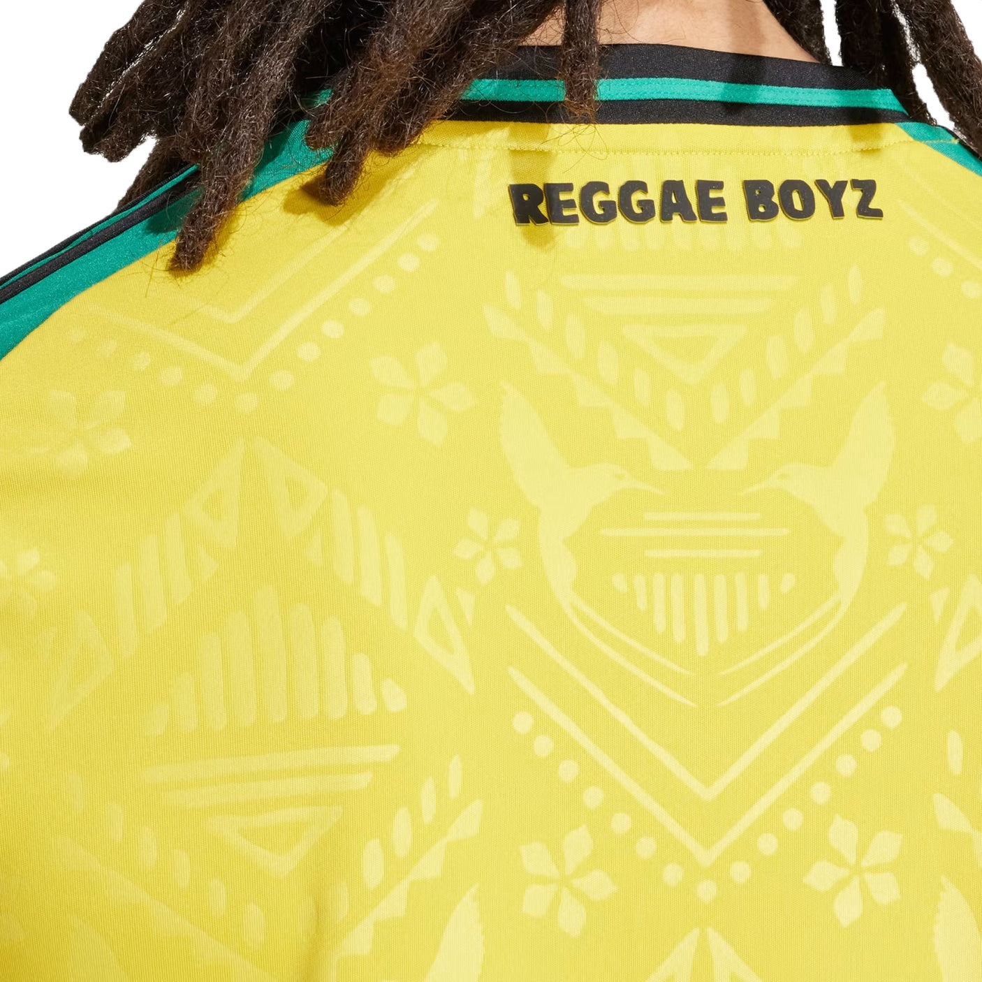 adidas Men's Jamaica 2024/25 Home Jersey Yellow/Green/Black Crest