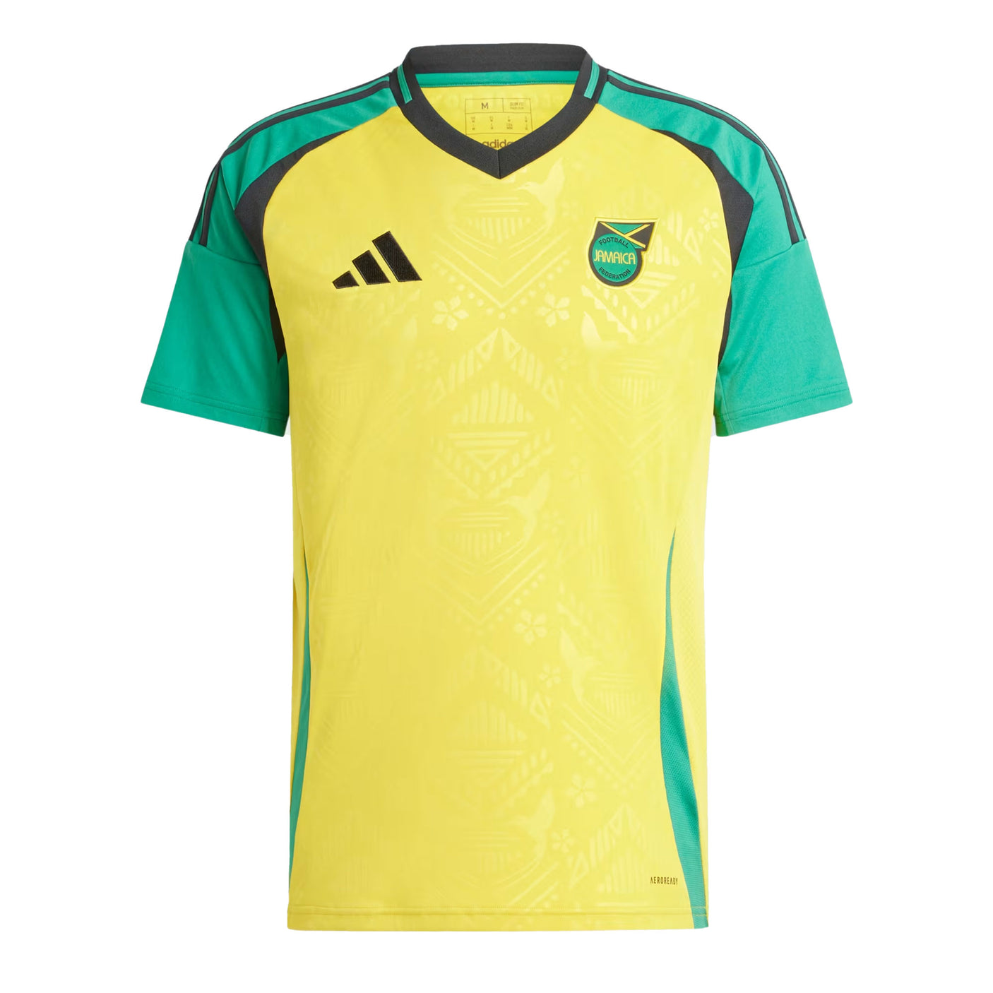adidas Men's Jamaica 2024/25 Home Jersey Yellow/Green/Black Front