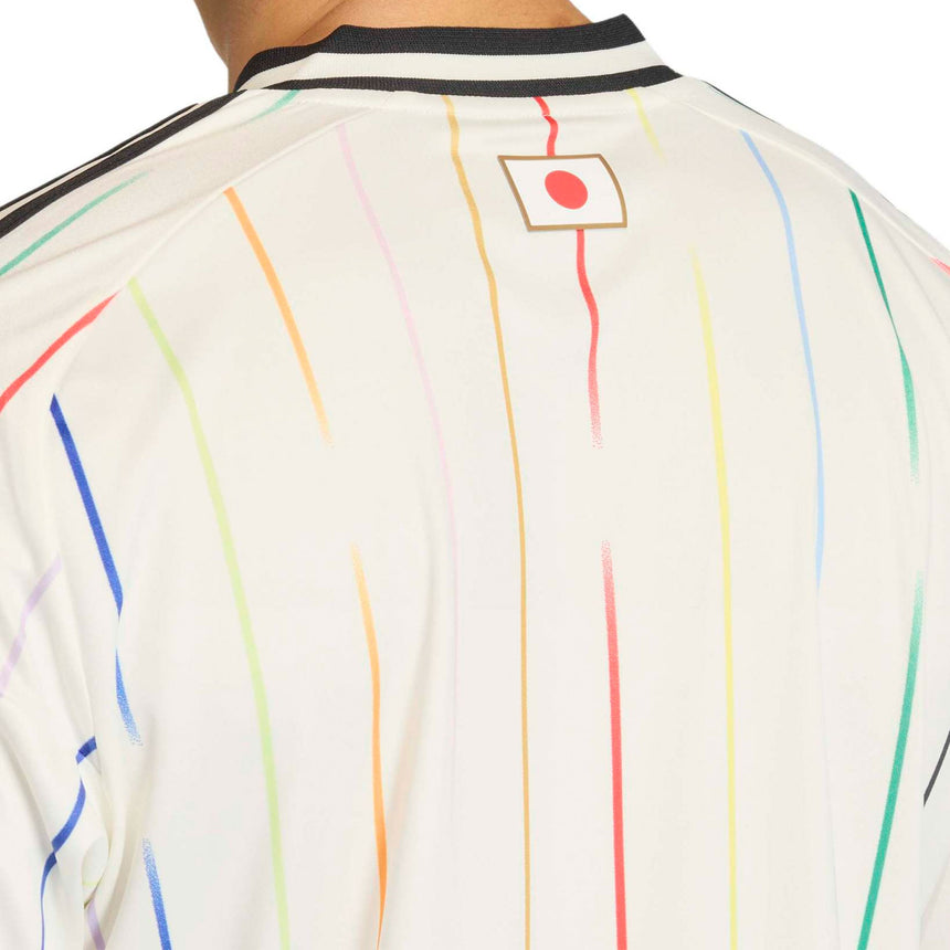 adidas Men's Japan World Cup 2026 Away Jersey White/Black Neck