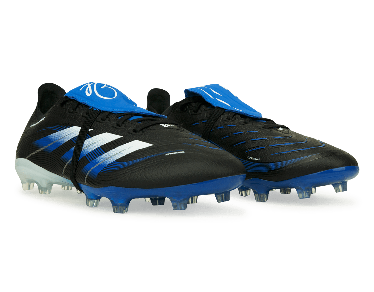 adidas Men's Jude Bellingham Predator League Foldover Tongue FG/MG Black/Blue Together