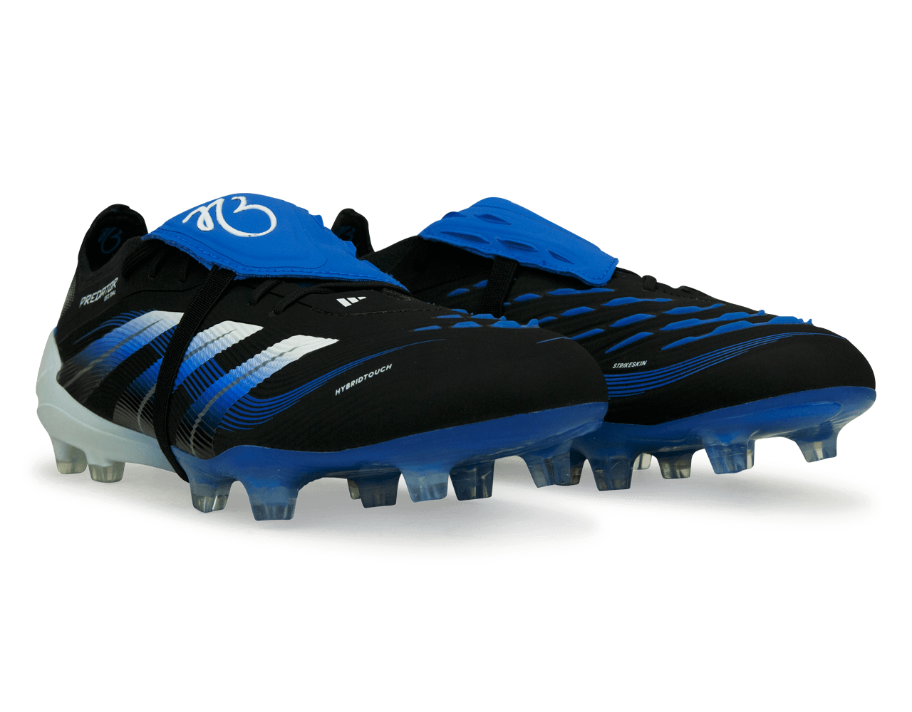 adidas Men's Jude Bellingham Predator Elite Foldover Tongue FG Black/Blue Together
