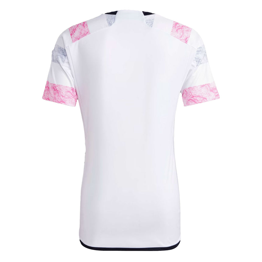 adidas Men's Juventus 2023/24 Away Jersey White/Black Back