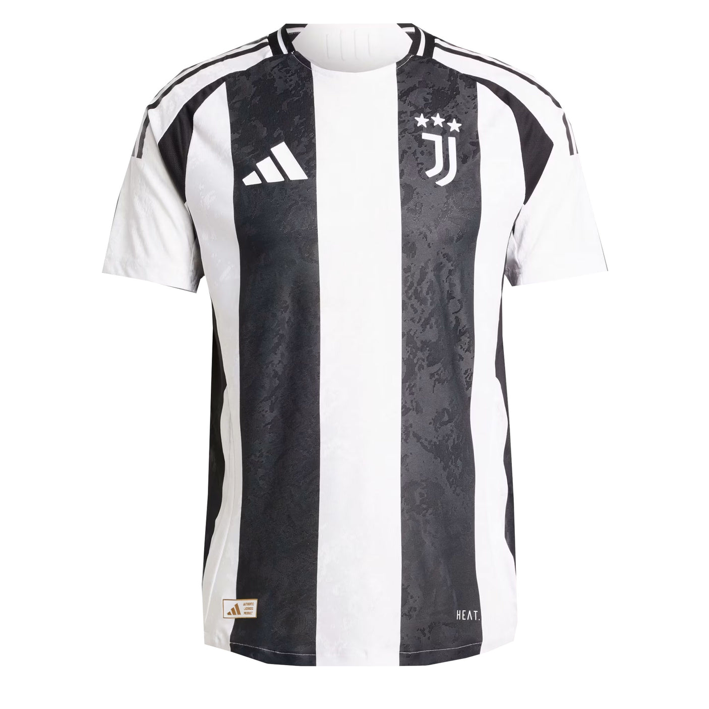 adidas Men's Juventus 2024/25 Authentic Home Jersey White/Black Front