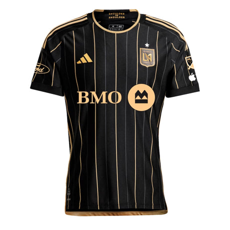 adidas Men's LAFC 2024/25 Authentic Home Jersey Black/Gold Front