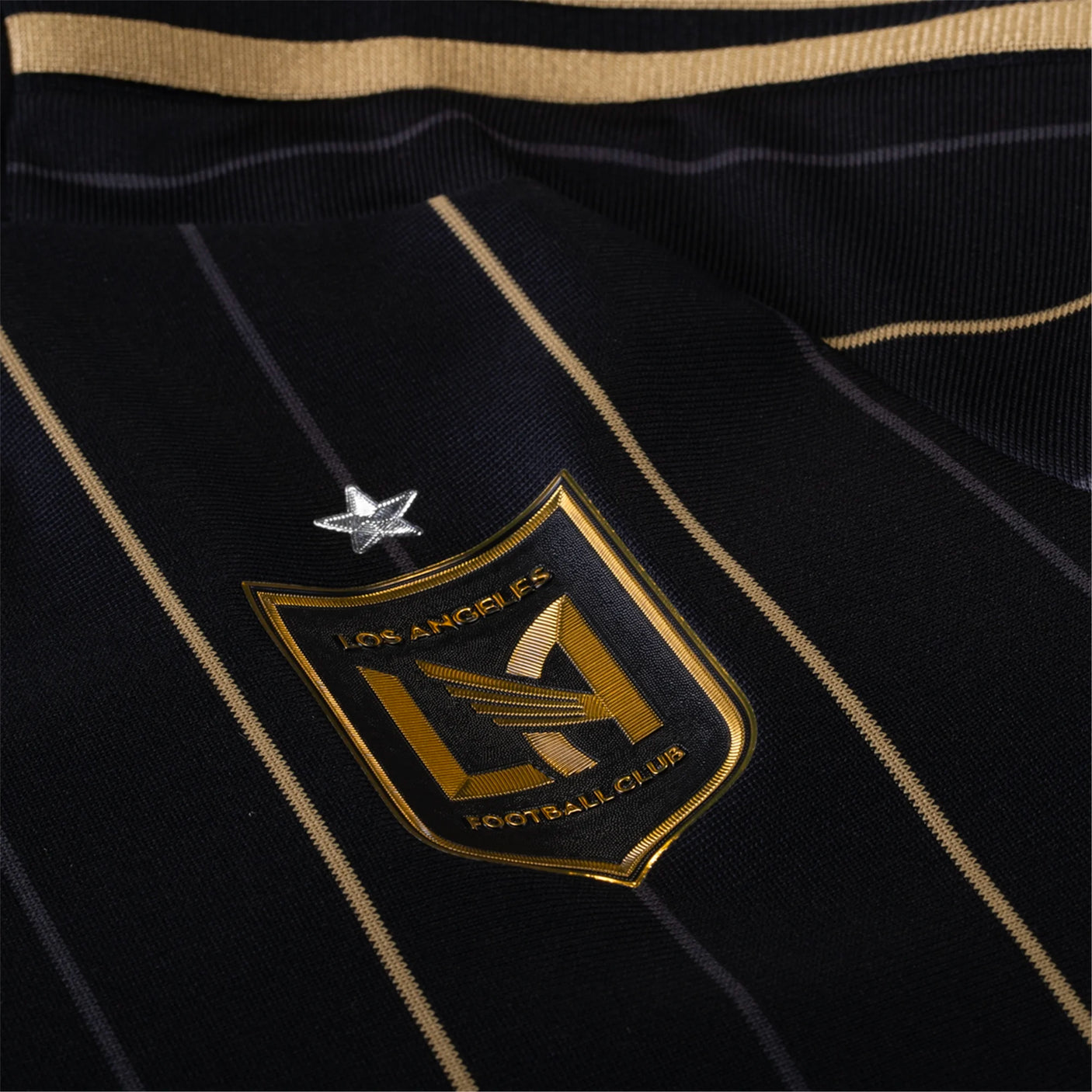  adidas Men's LAFC 2024/25 Authentic Home Jersey Black/Gold Logo